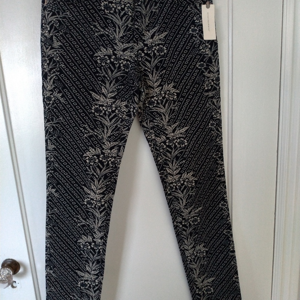 Anthropology Corduroy pants. Slim pants.